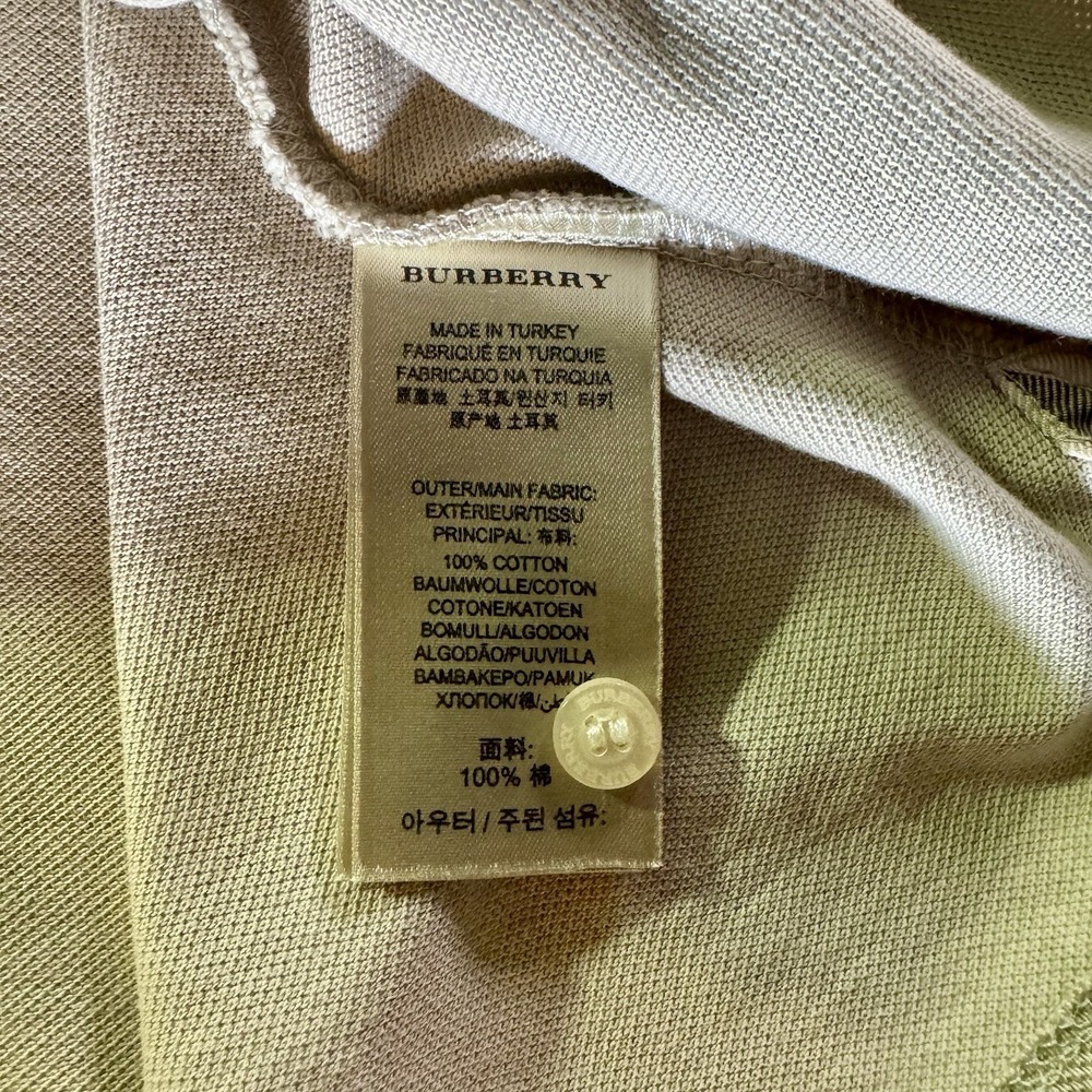 Burberry Brit Men's Cotton Polo Shirt Sz 2XL Short Sleeves Excellent! - Picture 5 of 9